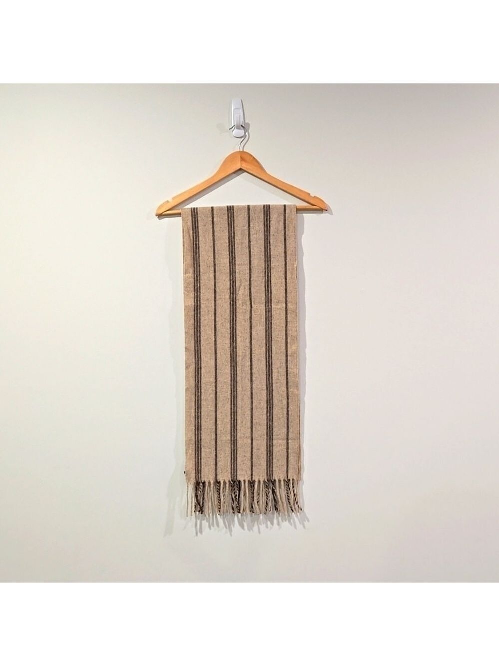 Vintage Danier Neutral Unisex Wool Academia Preppy Scarf